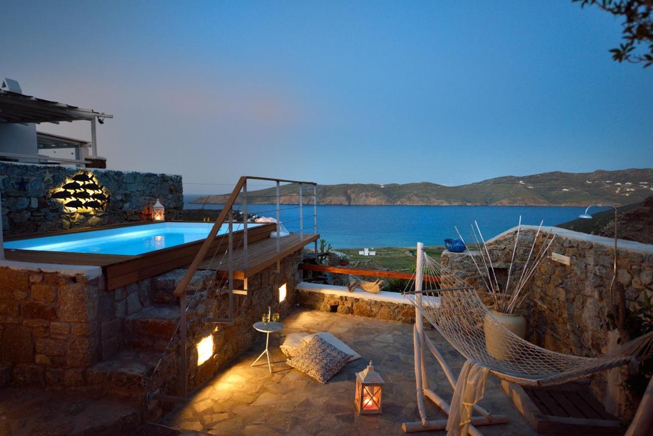 Villa Princess 6 Private With Pool Panormos Beach Bagian luar foto
