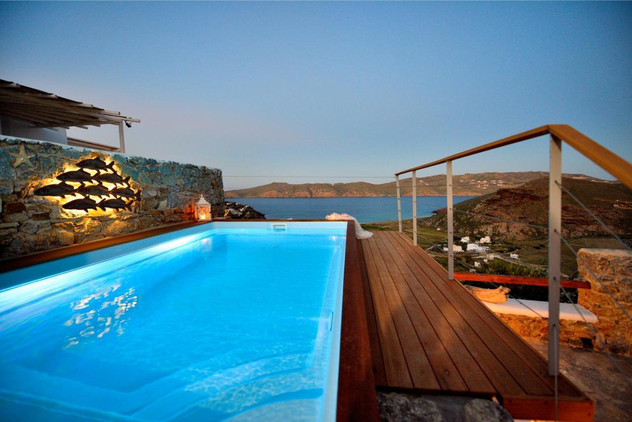 Villa Princess 6 Private With Pool Panormos Beach Bagian luar foto
